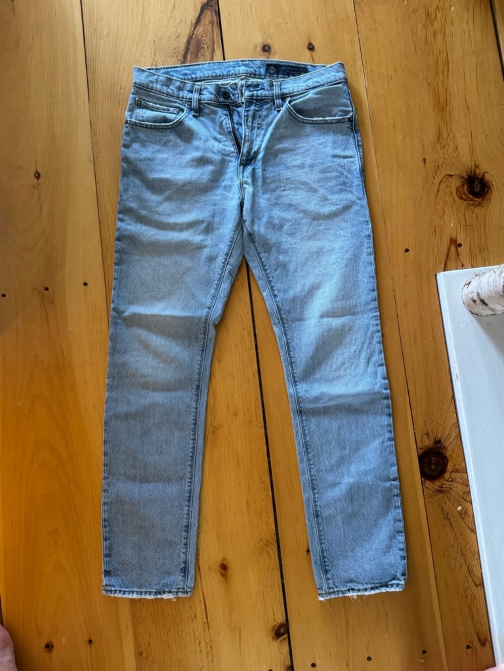 Roark Light Blue Straight Fit Jeans